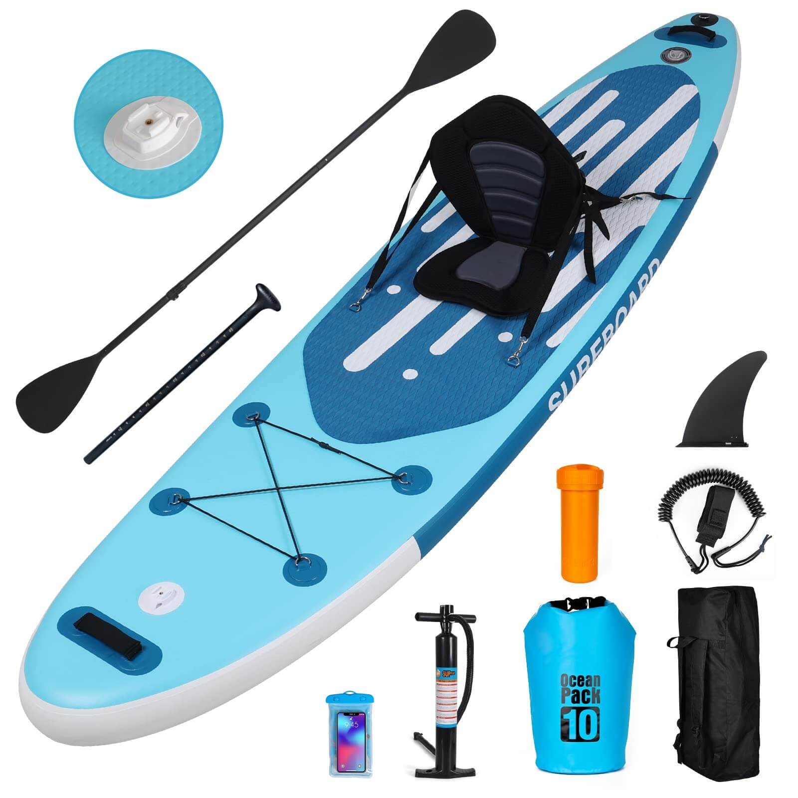 Stand Up Inflatable authentic Paddle Board