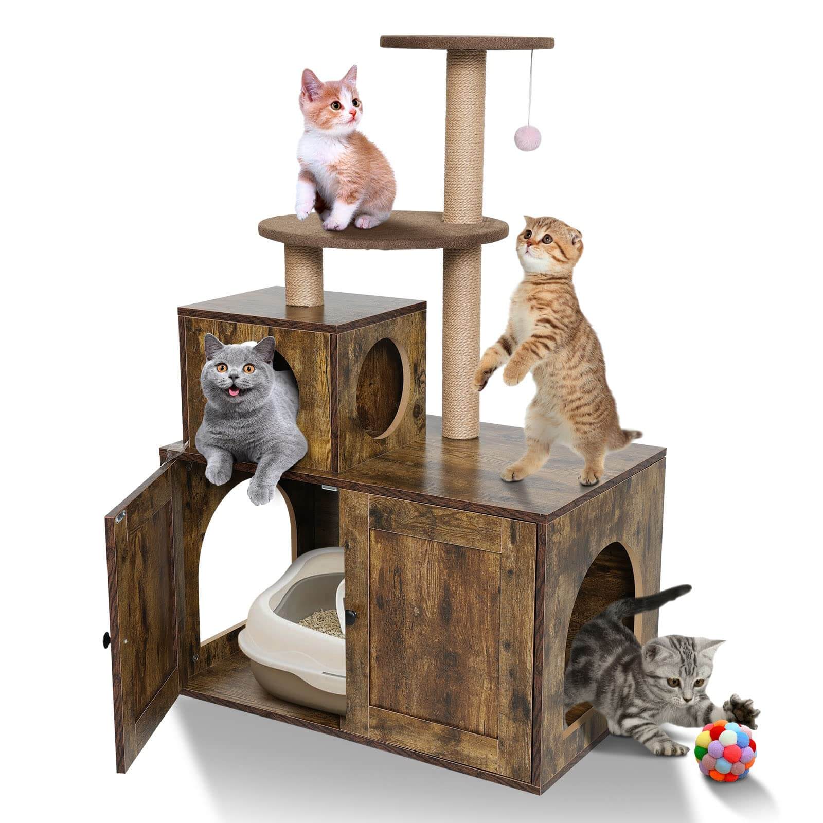 Cat tree outlet box