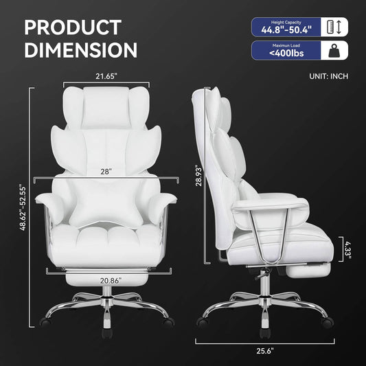 Ergonomic Office Chair Adjustable Height & Reclining Backrest OC124