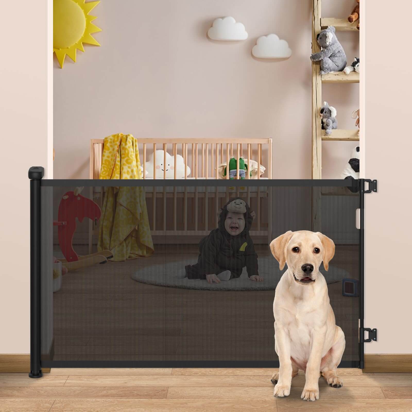 Buy buy baby retractable gate best sale