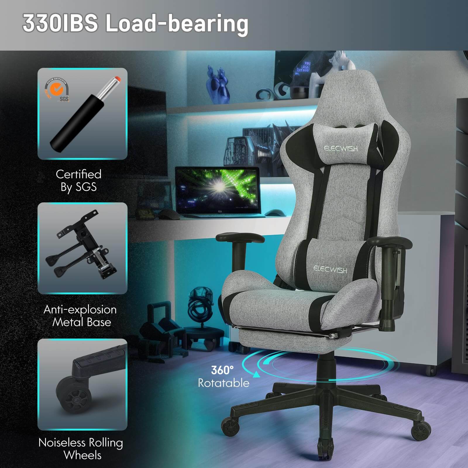 Ultimate Gaming Comfort with Ergonomic Chairs | Elecwish.com