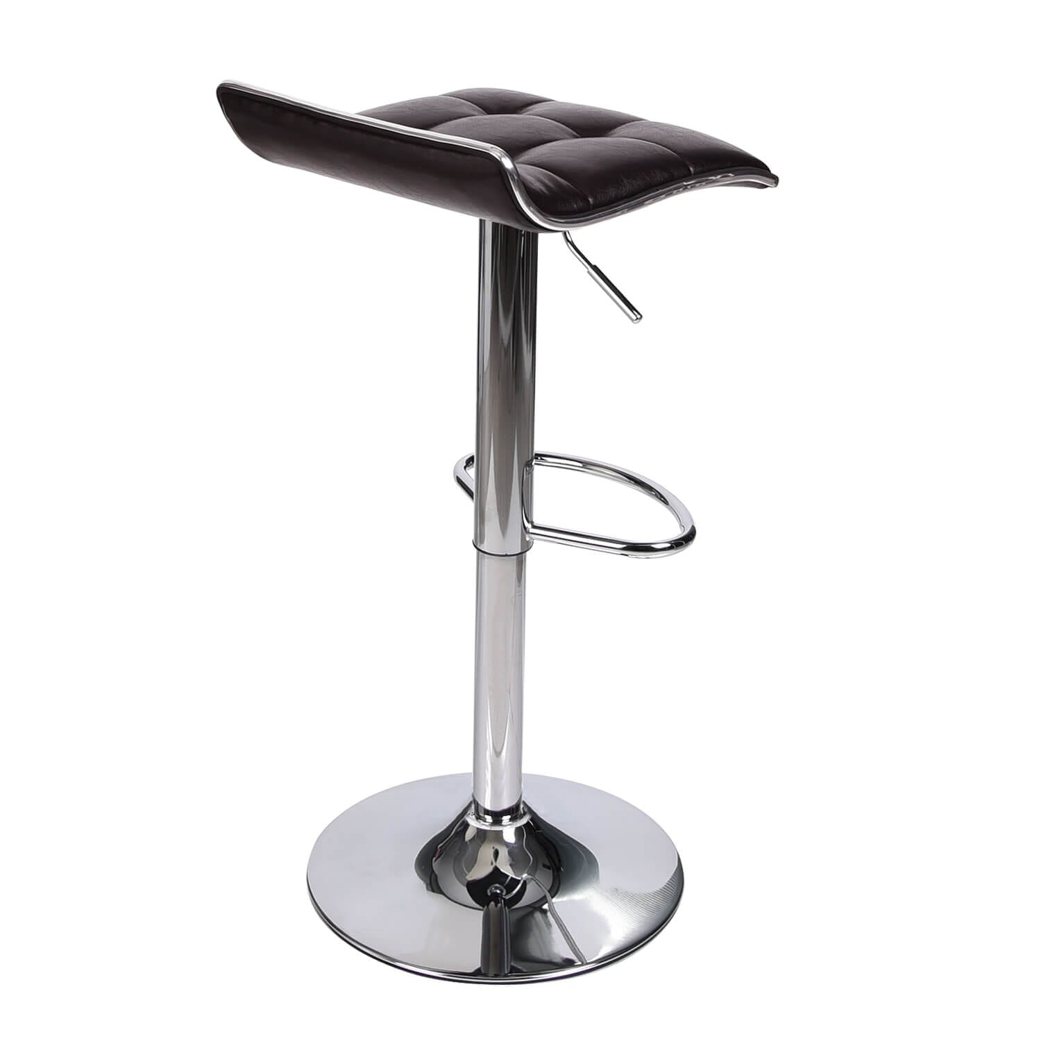 BK2 PVC, Ale Barstool, Black/Chrome Set of outlets 2